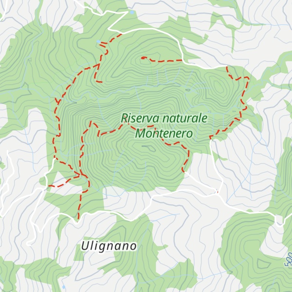 Map of Monte Nero
