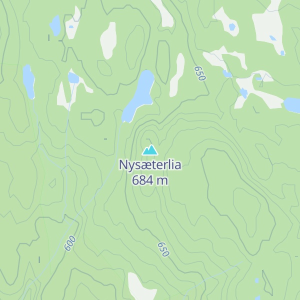 Map of Nysæterlia