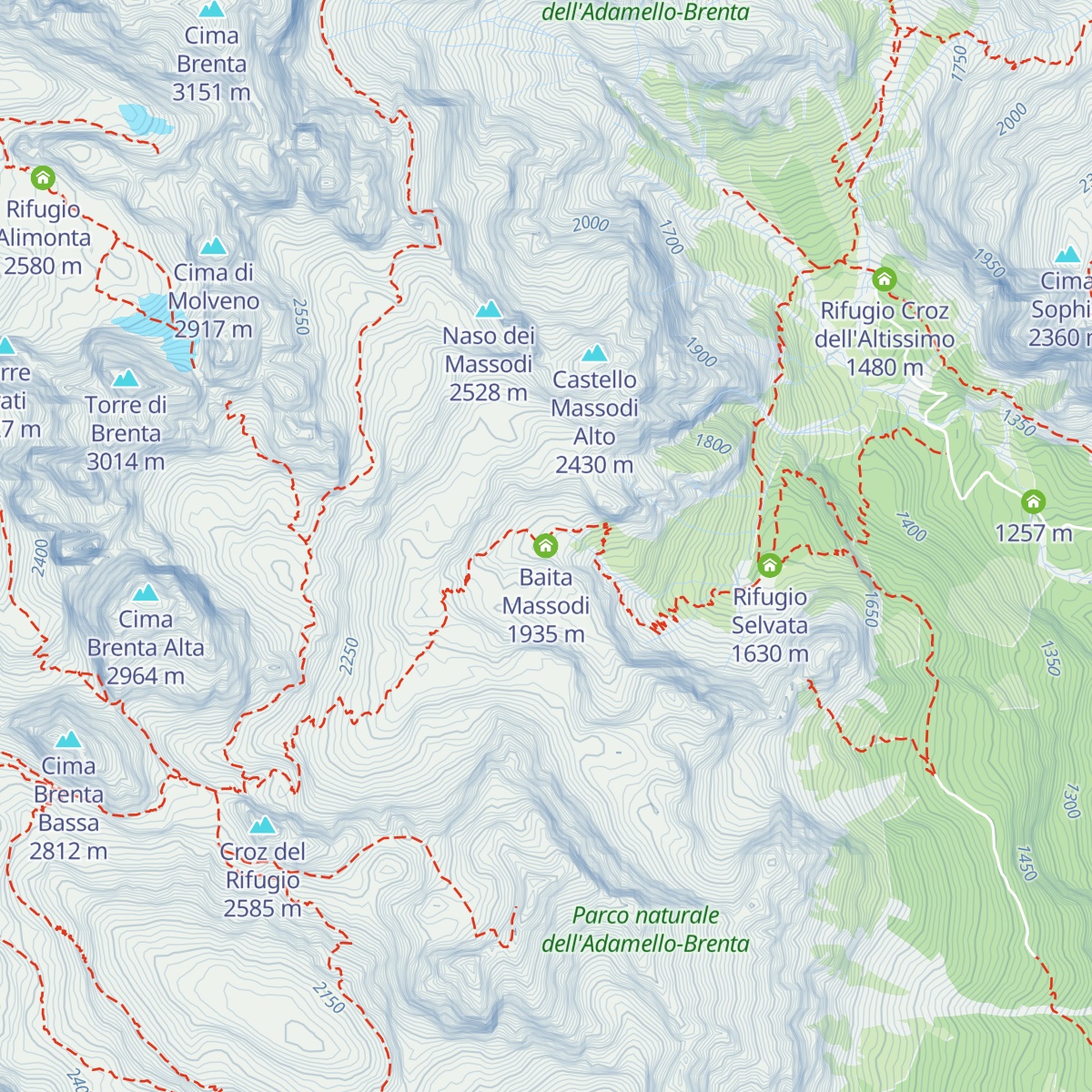 Baita Massodi map