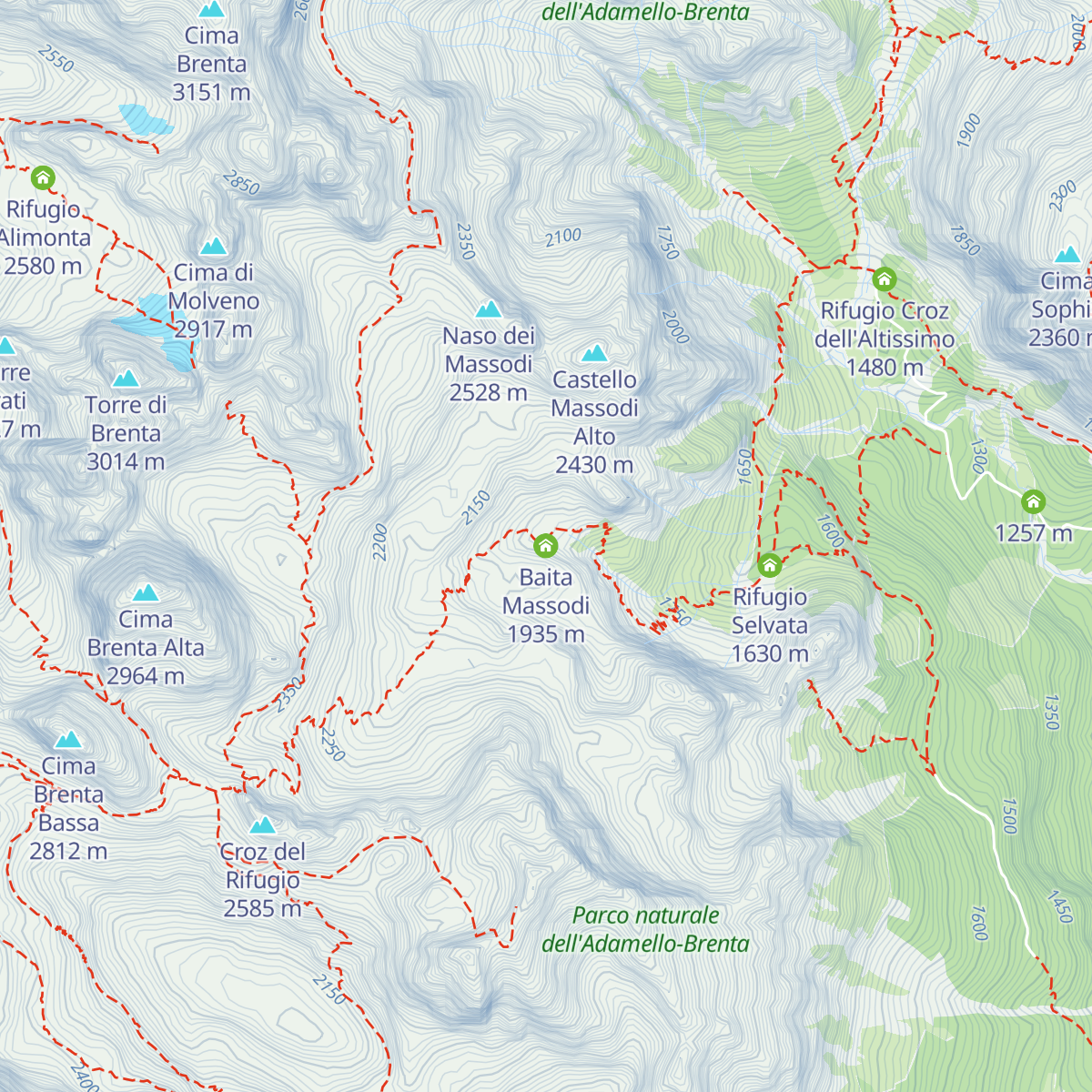 Baita Massodi map