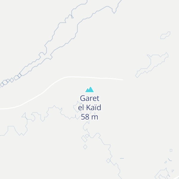 Map of Garet el Kaïd