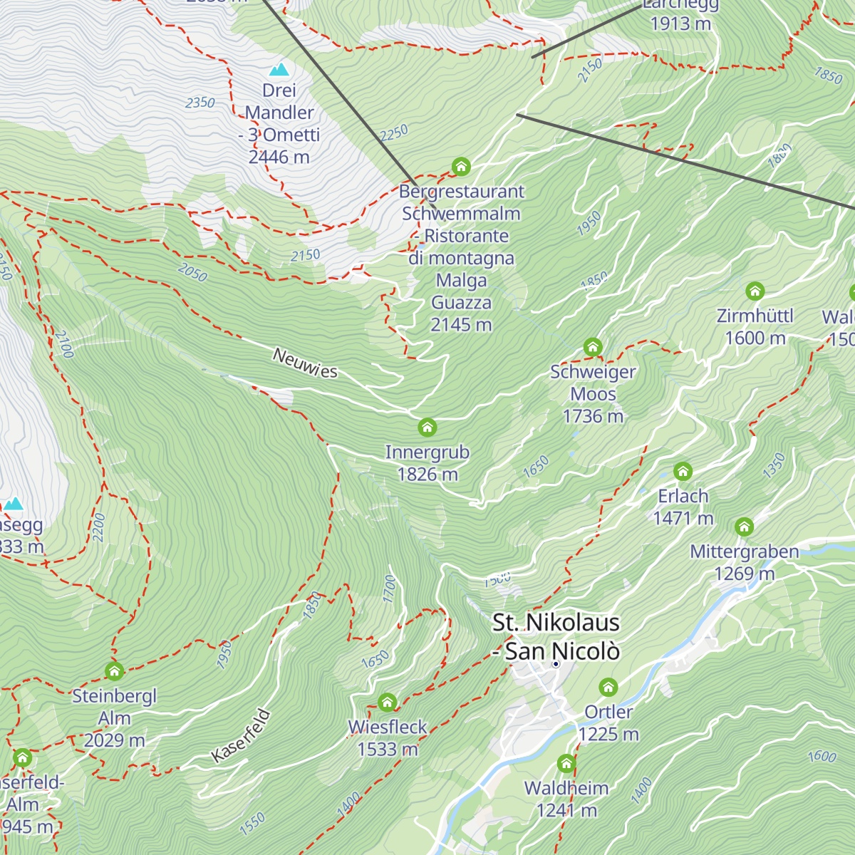 Innergrub map