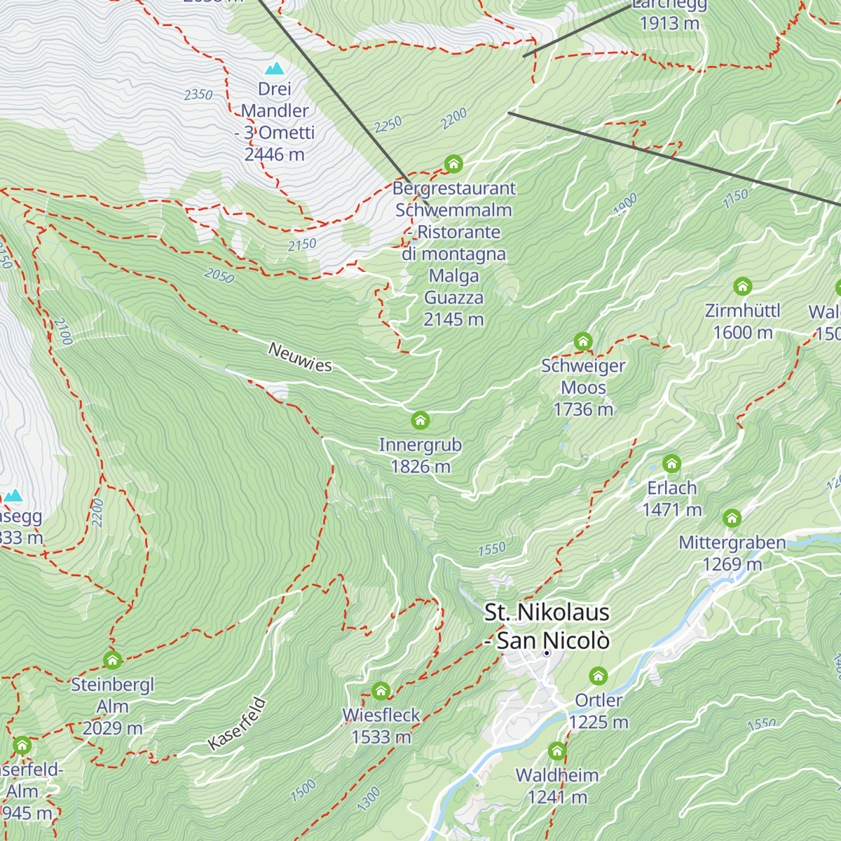 Innergrub map