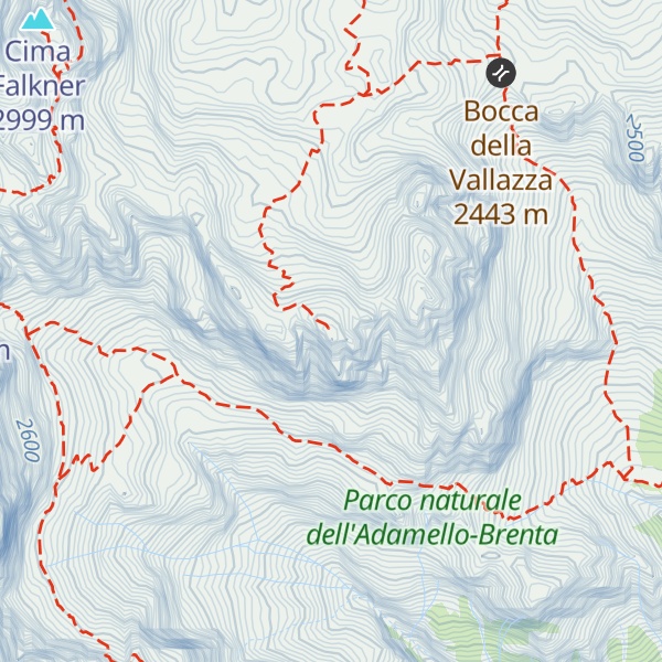Map of Cima Roma