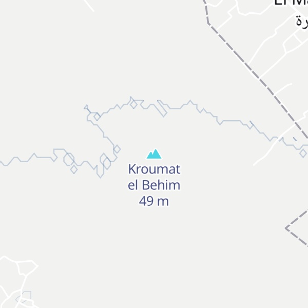 Map of Kroumat el Behim