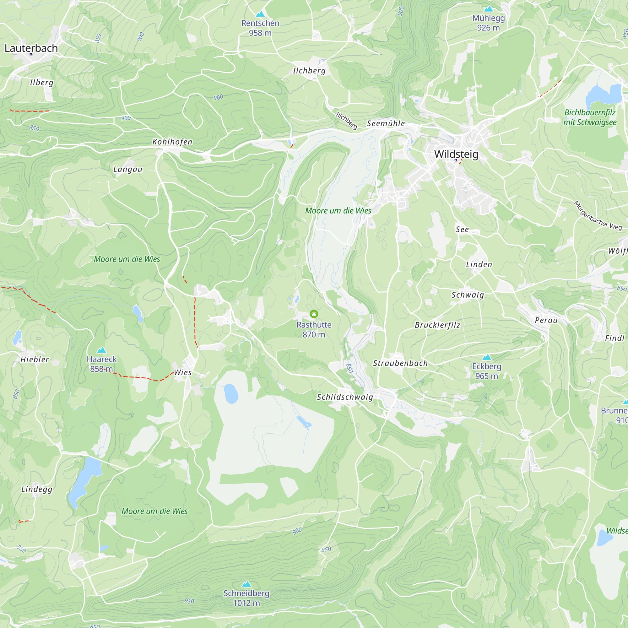 Rasthütte map