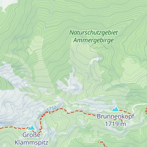 Map of Baumgartenköpfle