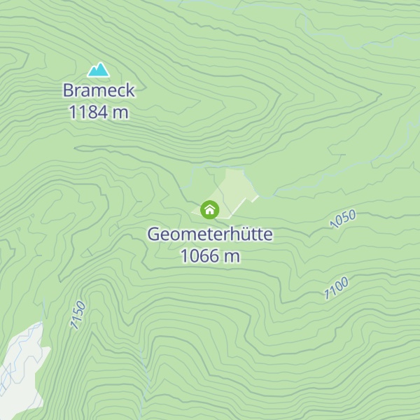 Map of Geometerhütte