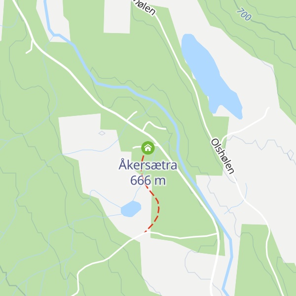Map of Åkersætra
