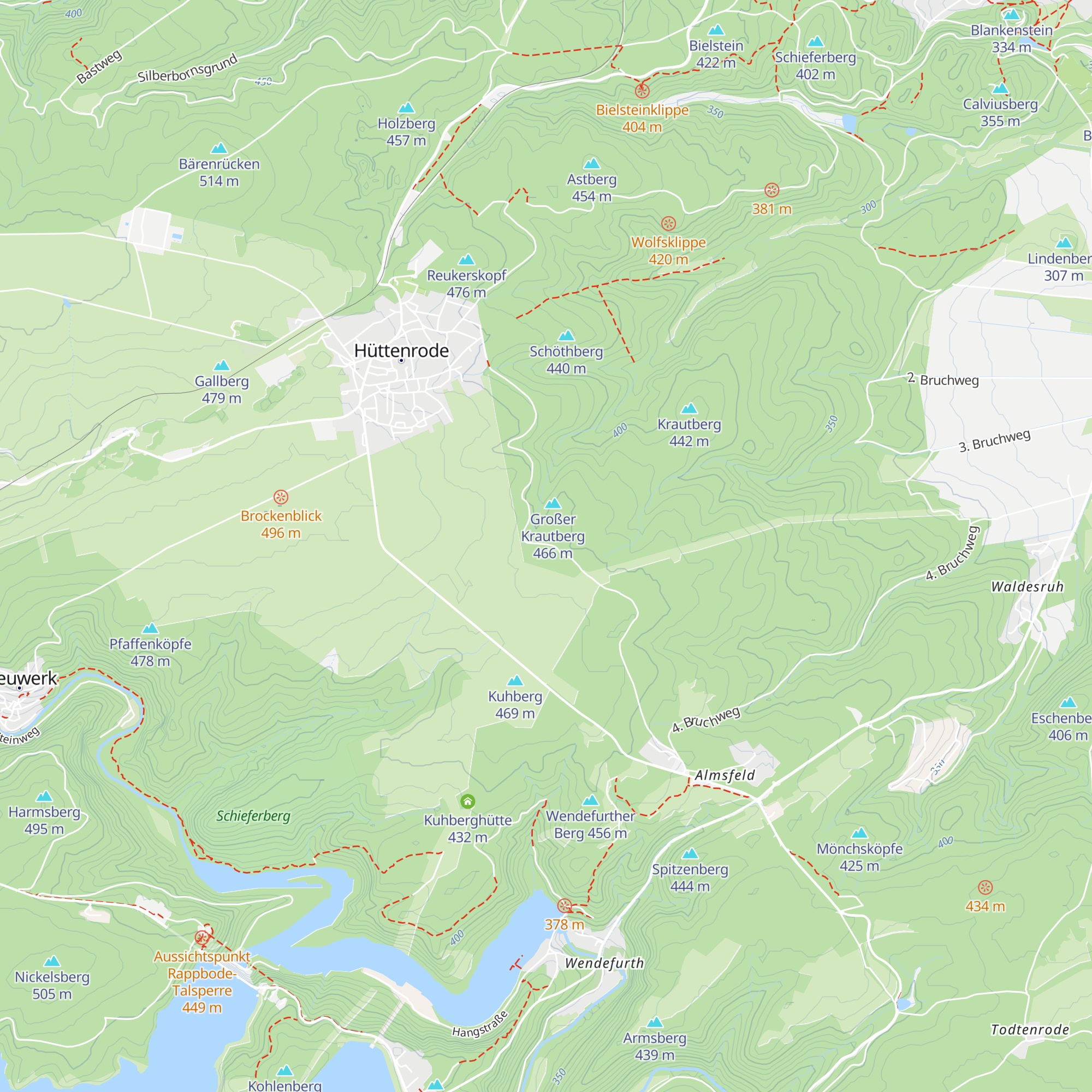 Schutzhütte map