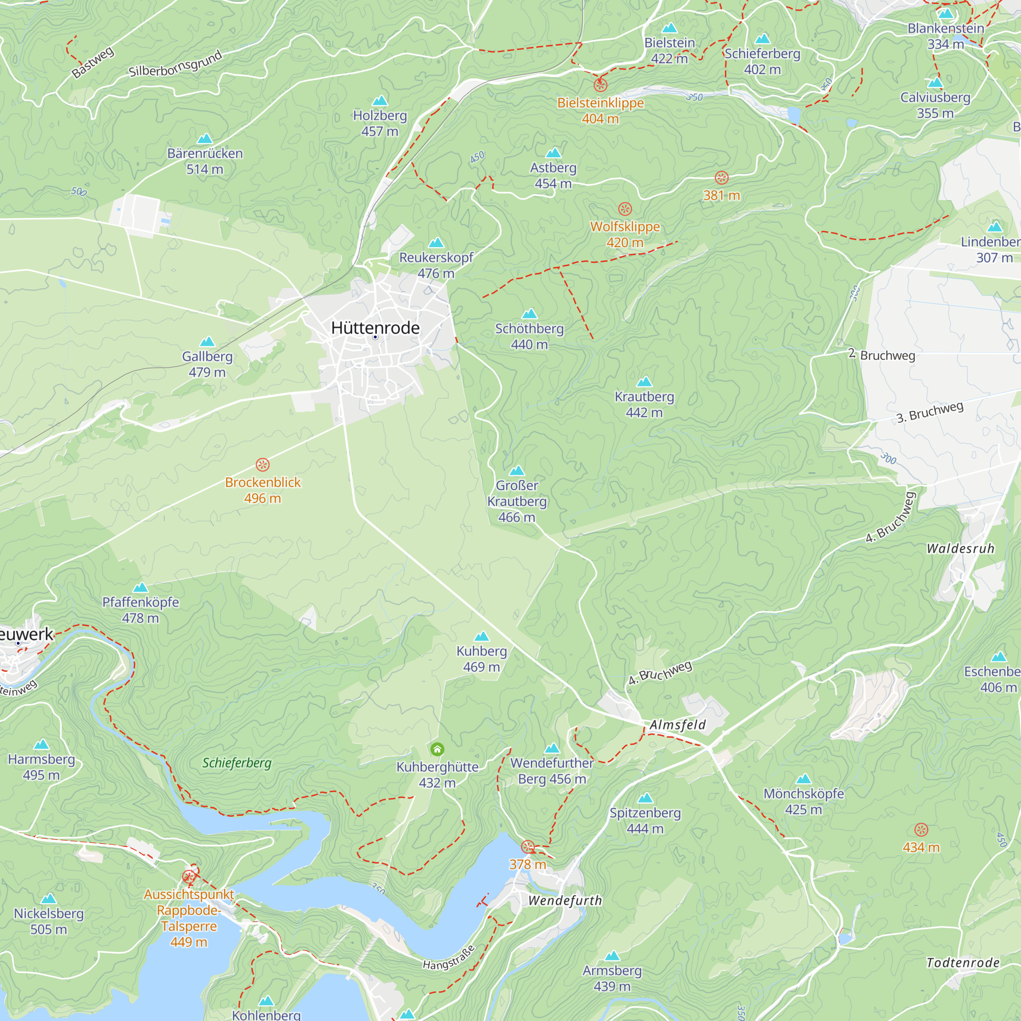 Schutzhütte map