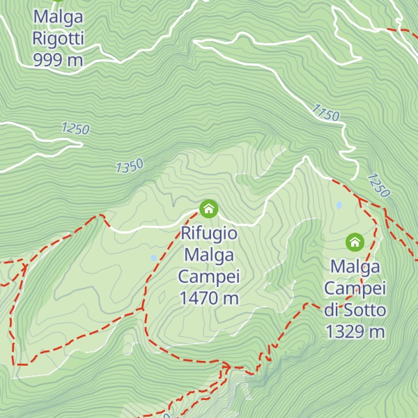 Map of Rifugio Malga Campei