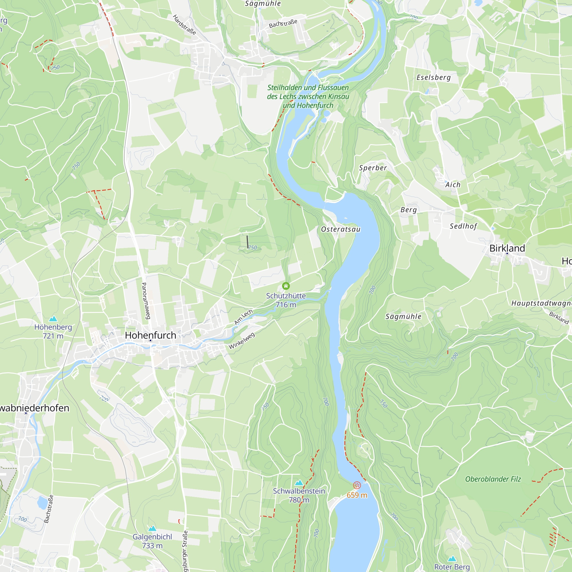 Schutzhütte map