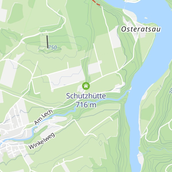 Map of Schutzhütte