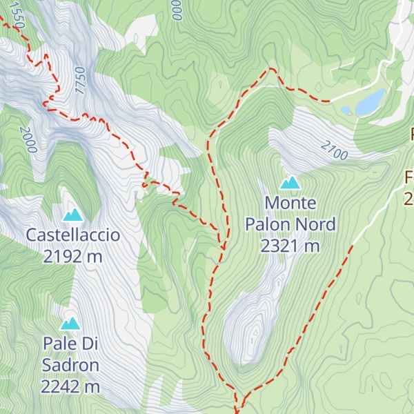 Map of Bivacco Malga Cavai