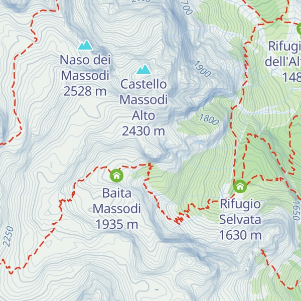 Map of Castelletto dei Massodi