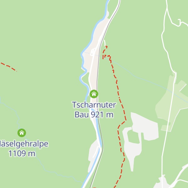 Map of Tscharnuter Bau