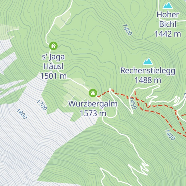 Map of Wurzbergalm
