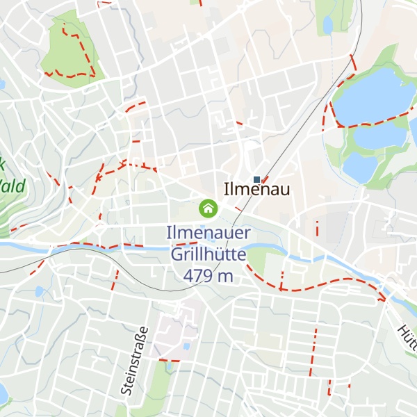 Map of Ilmenauer Grillhütte