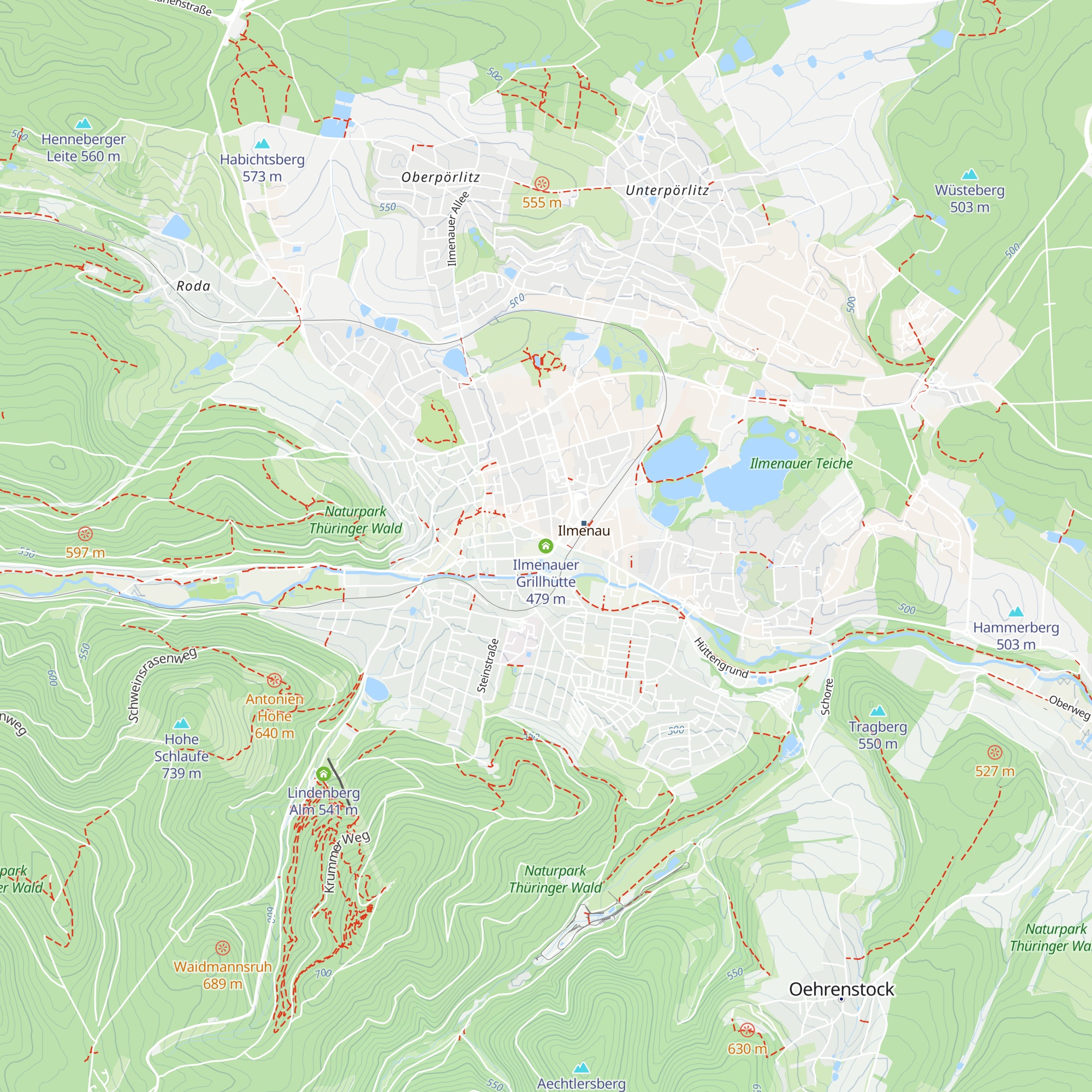 Ilmenauer Grillhütte map