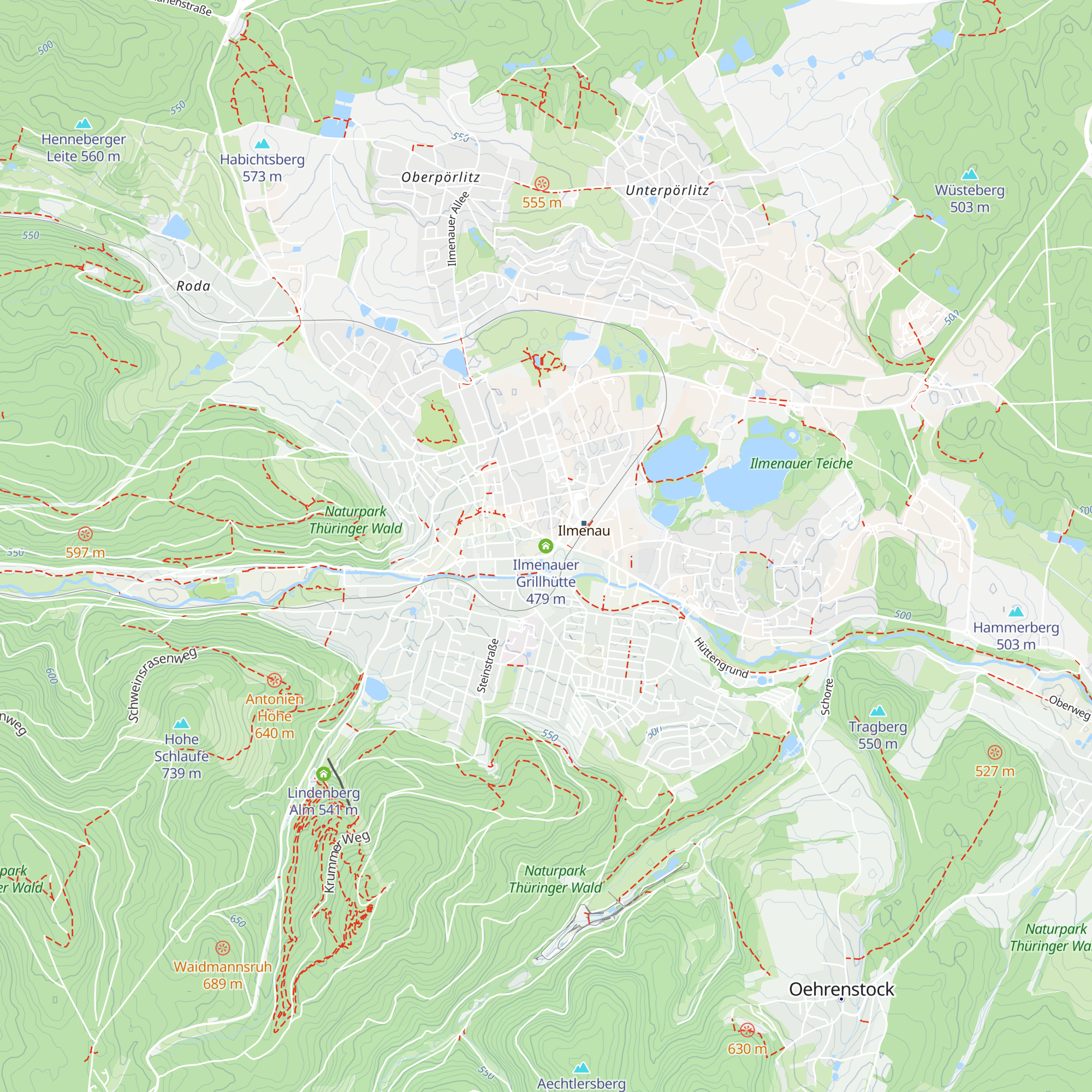 Ilmenauer Grillhütte map