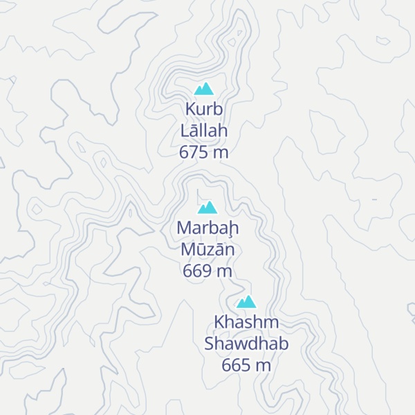 Map of Marbaḩ Mūzān