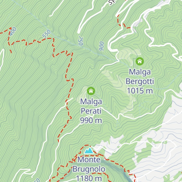 Map of Malga Perati