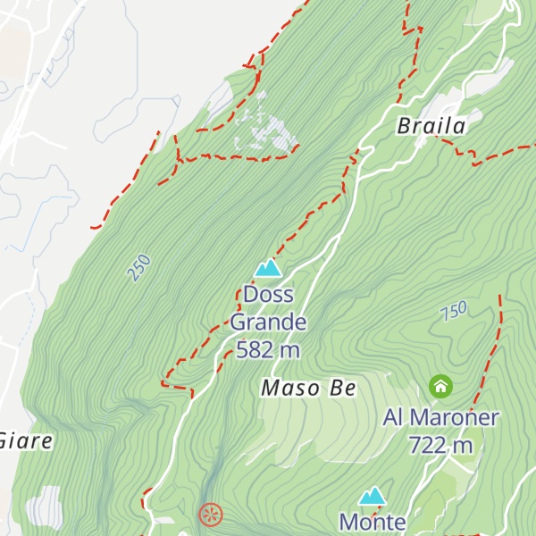 Map of Doss Grande