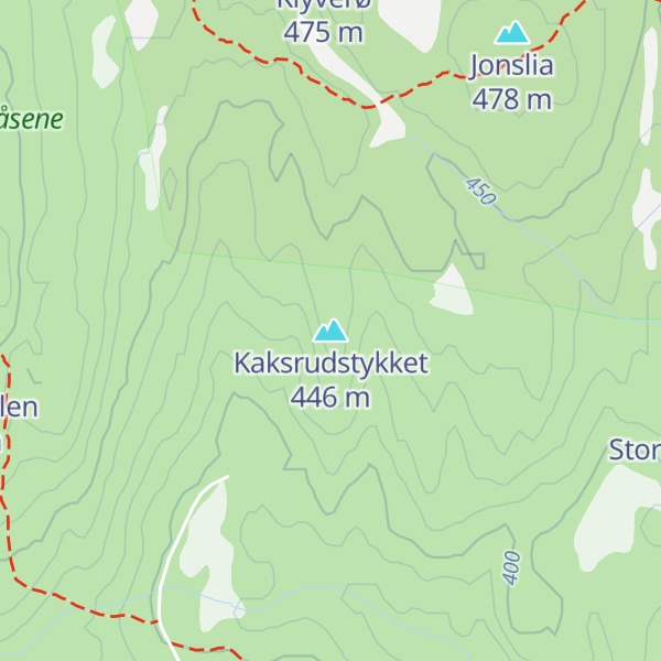 Map of Kaksrudstykket