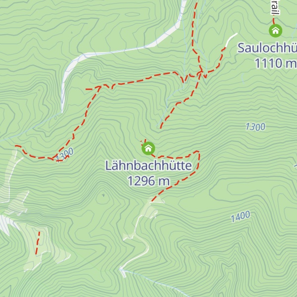Map of Lähnbachhütte