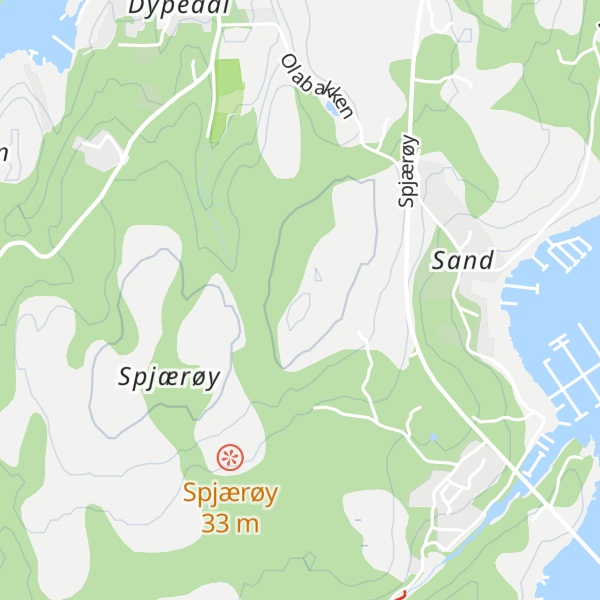 Map of Kvislervarden