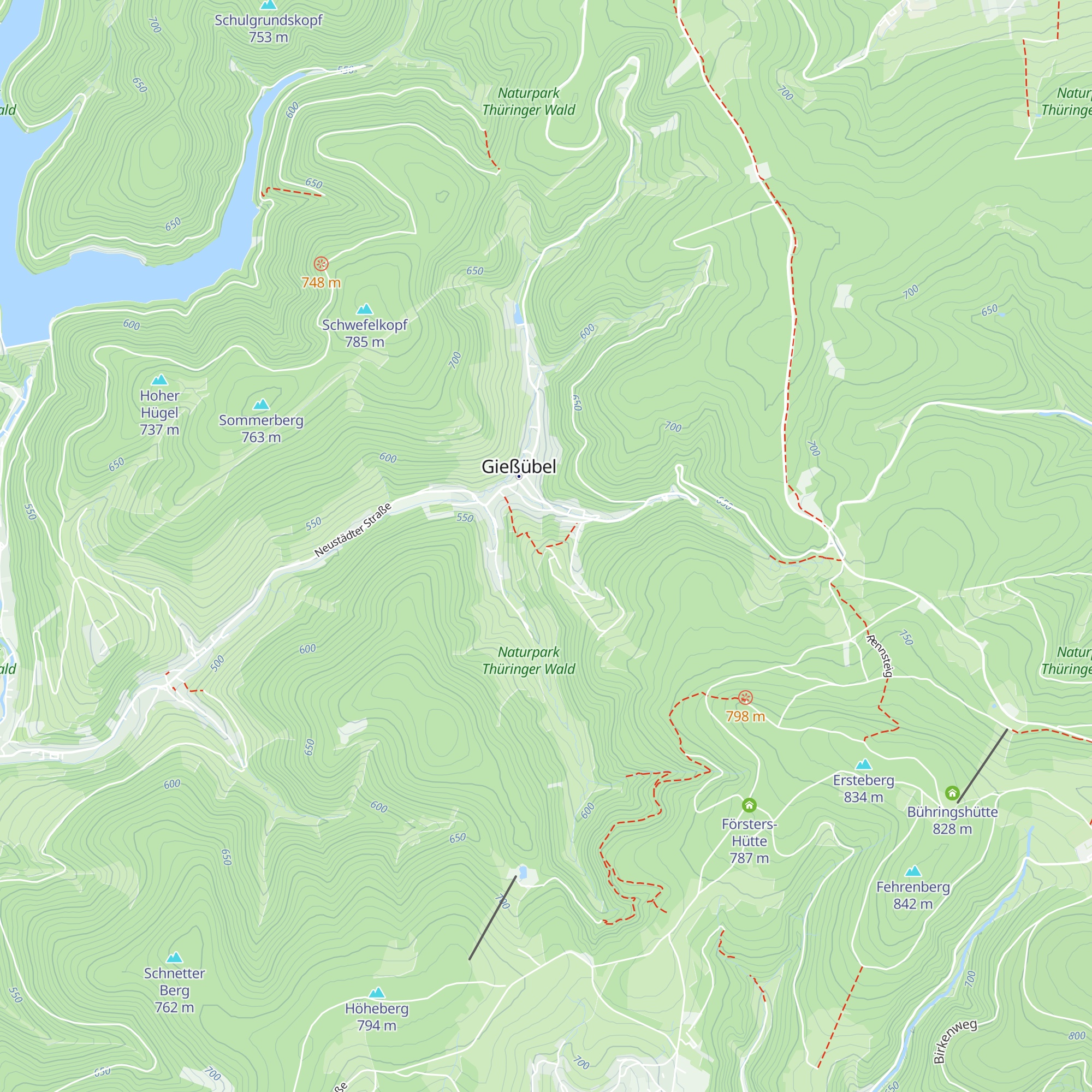 Löffelberghütte map