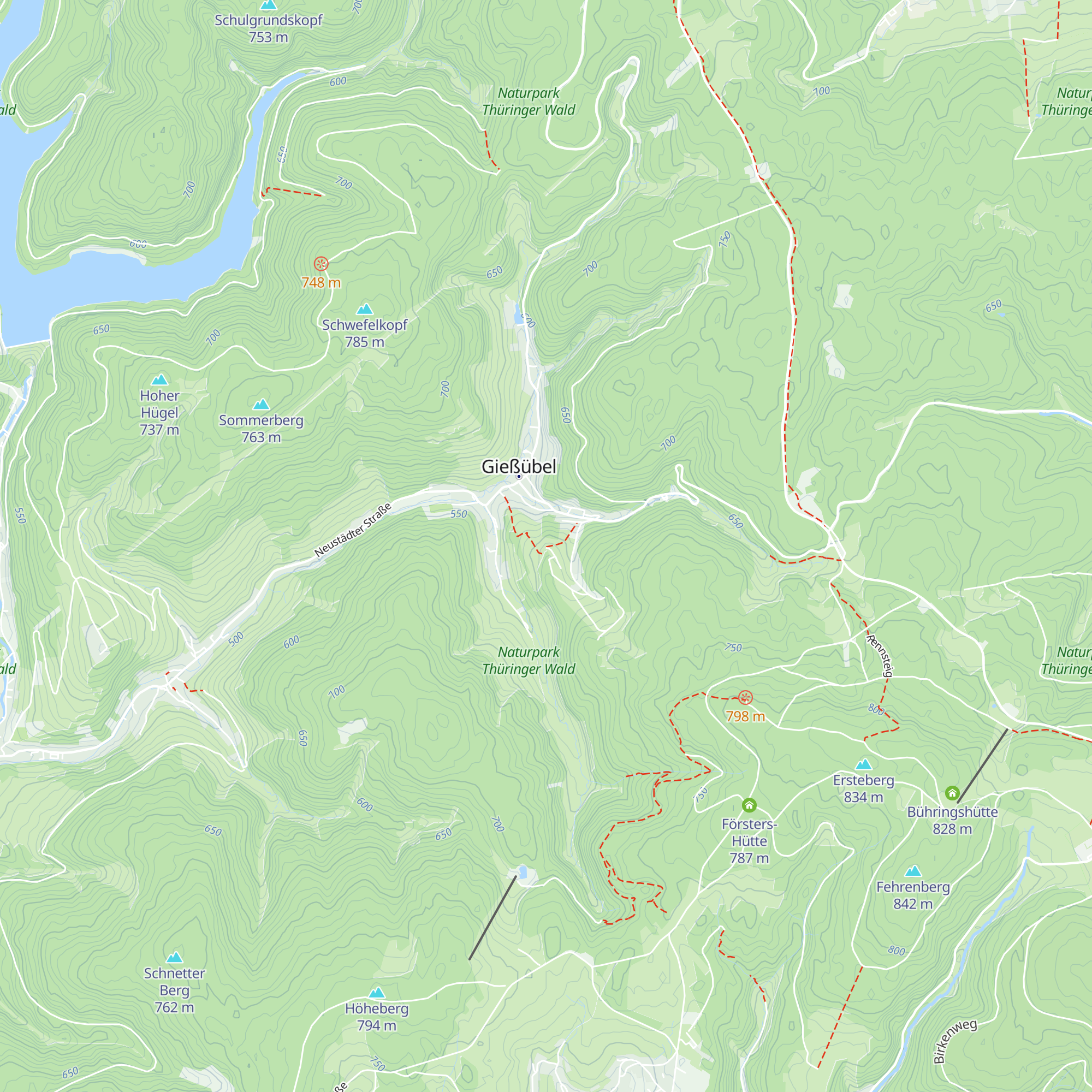 Löffelberghütte map