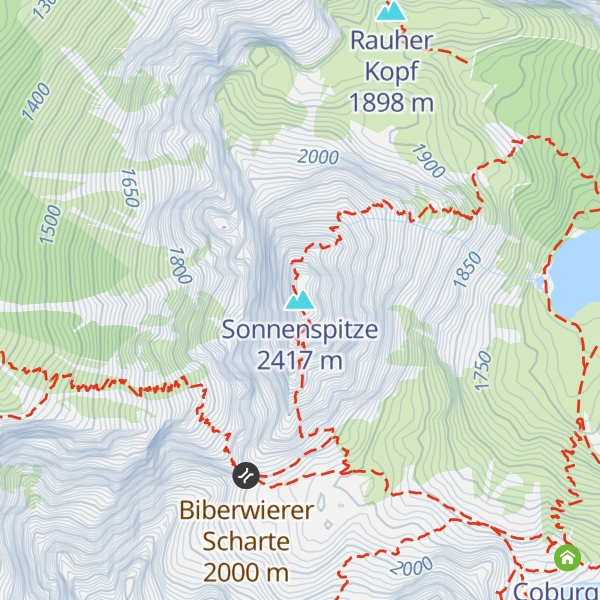 Map of Sonnenspitze