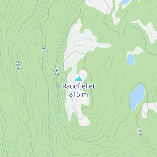 Map of Raudfjellet