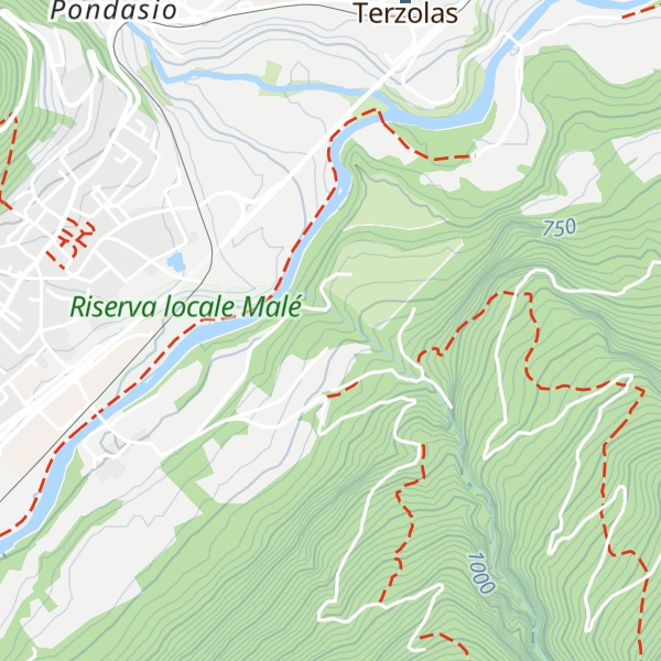 Map of Ristorante L'Osteria del Bosco - Baita Regazzini