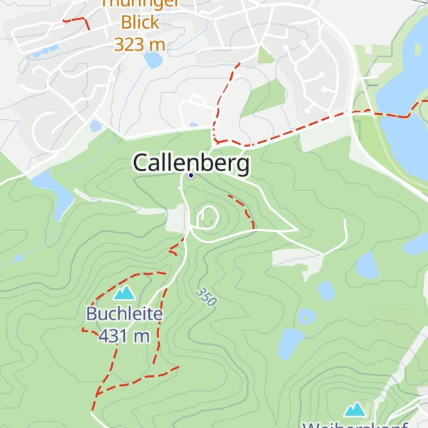 Map of Schloss Callenberg
