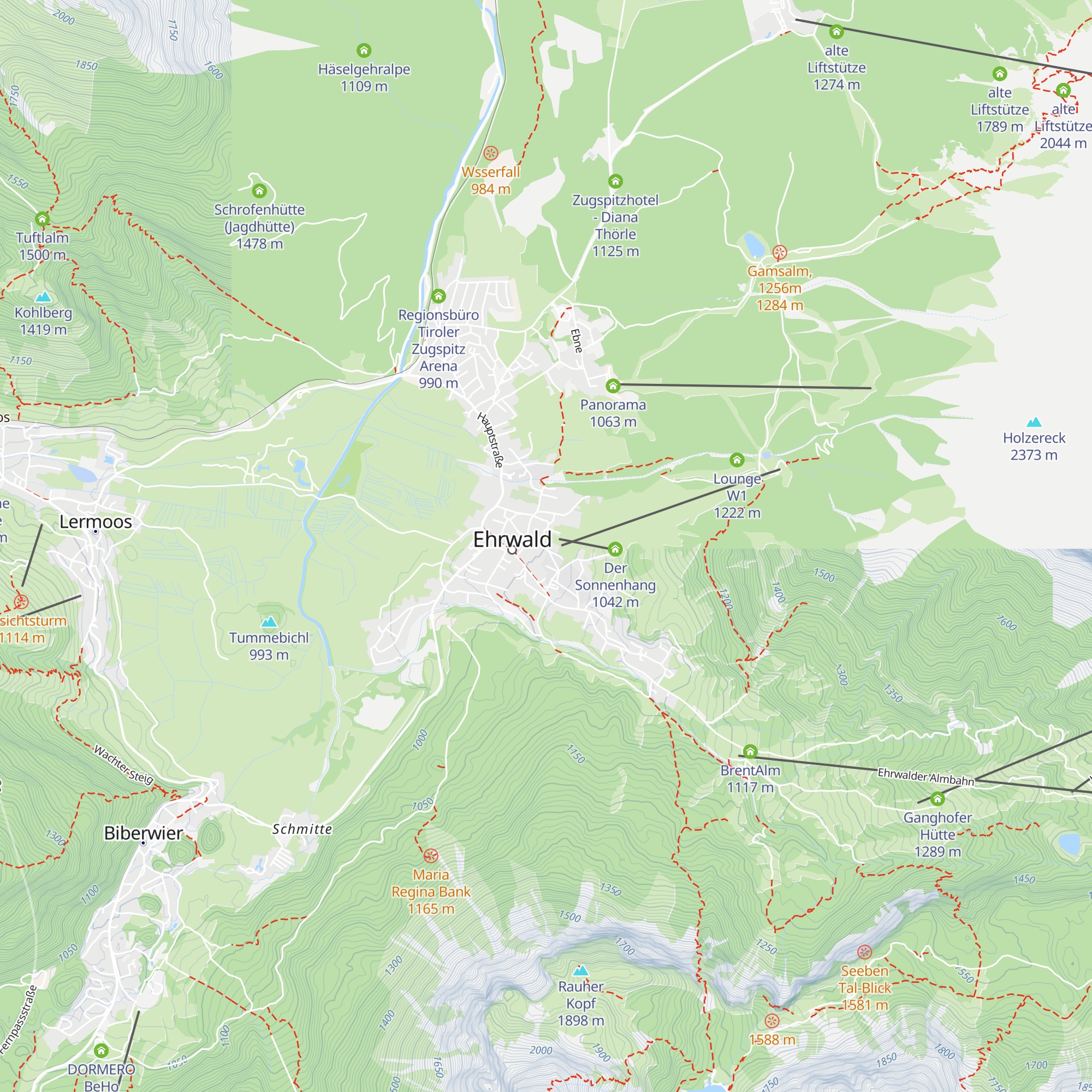 Confetti Haus map