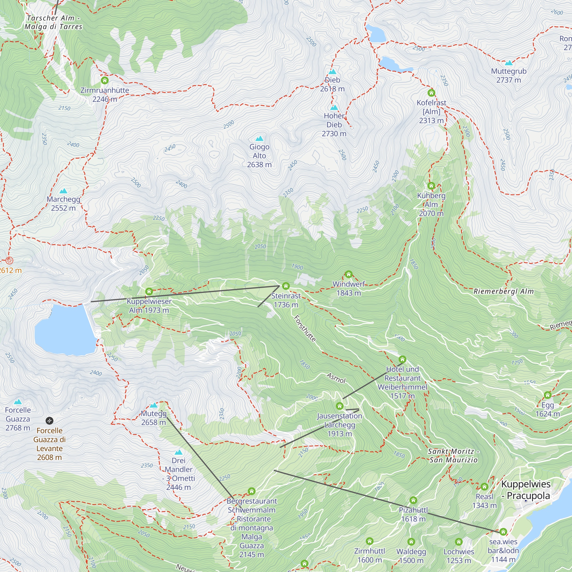 Steinrast map