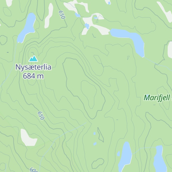 Map of Marifjell