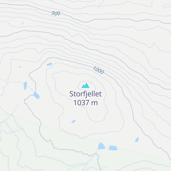 Map of Storfjellet