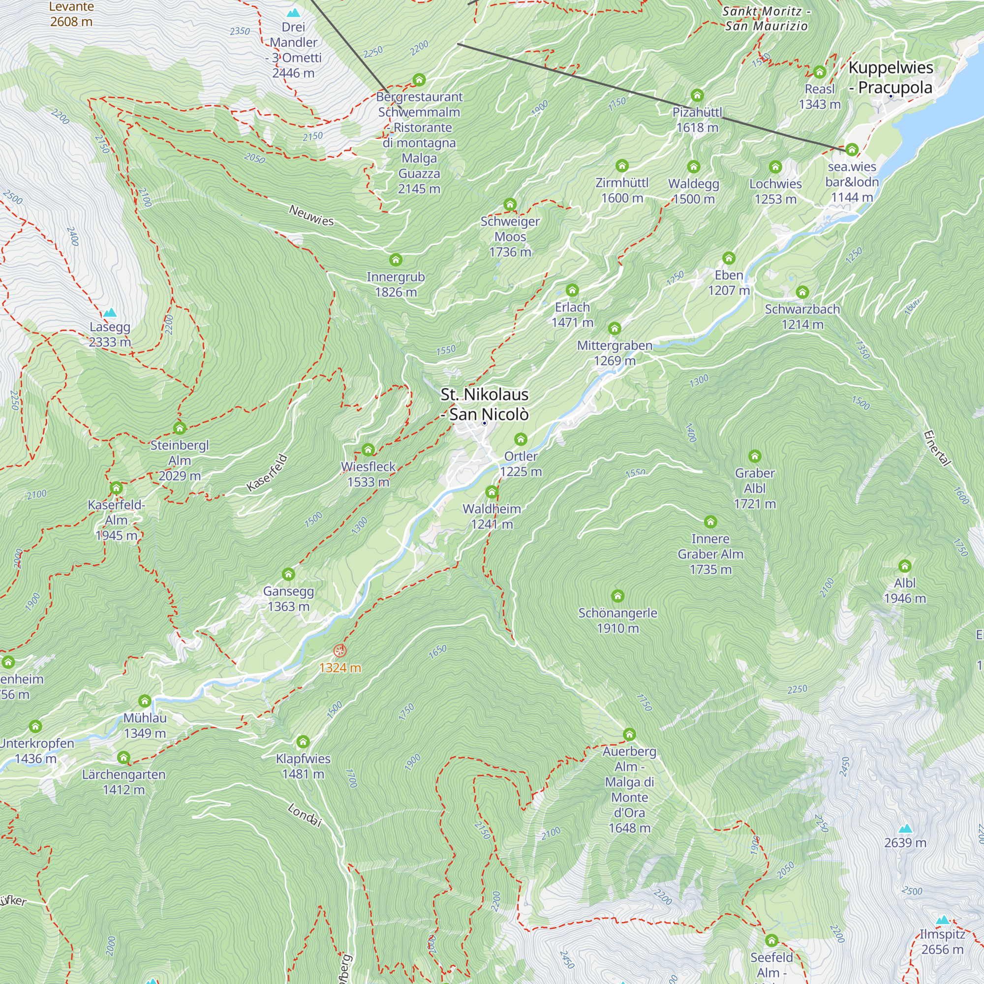 Waldheim map