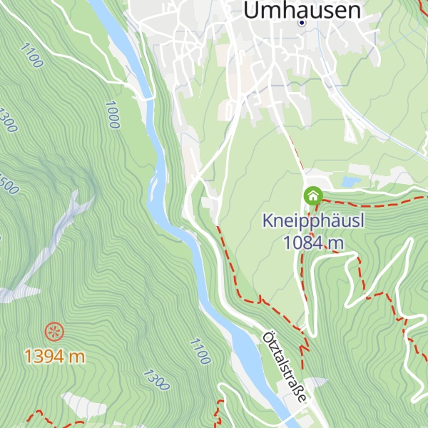Map of Appartement Fritz