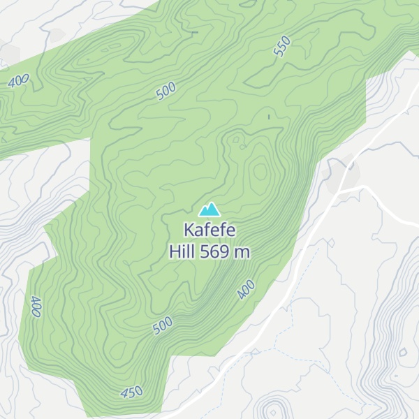 Map of Kafefe Hill
