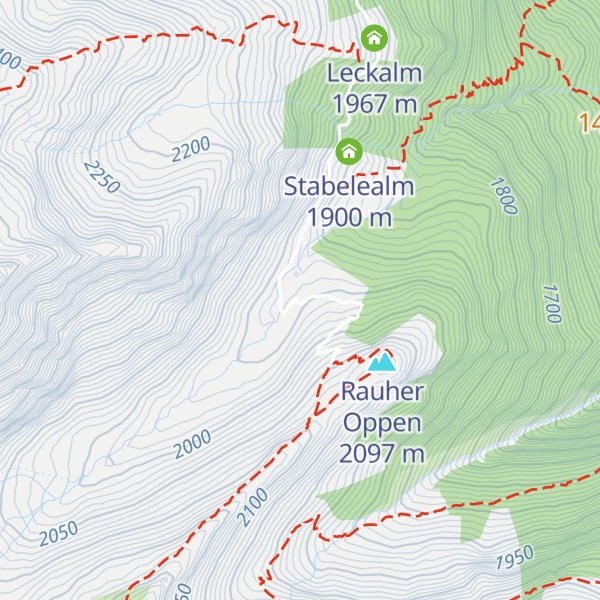 Map of Innerbergalm