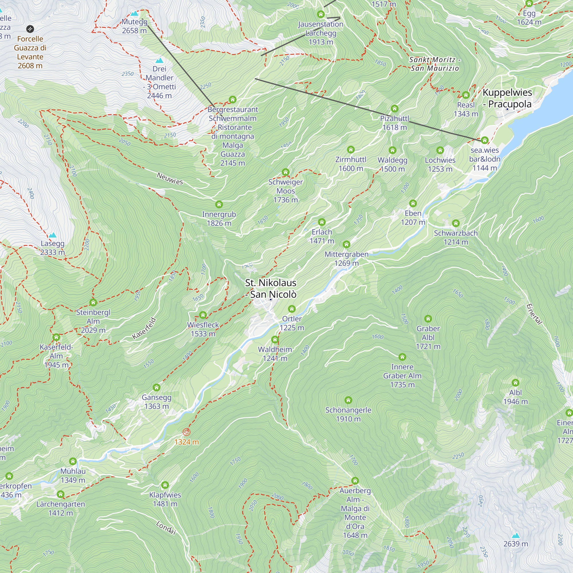Oberschwienbach map