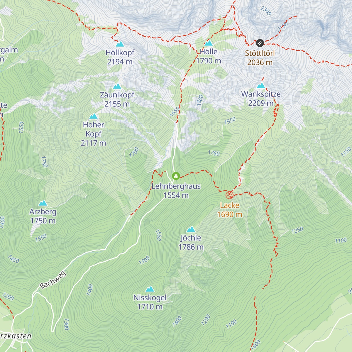 Lehnberghaus map