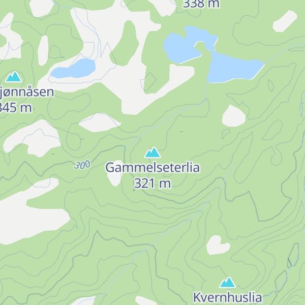 Map of Gammelseterlia