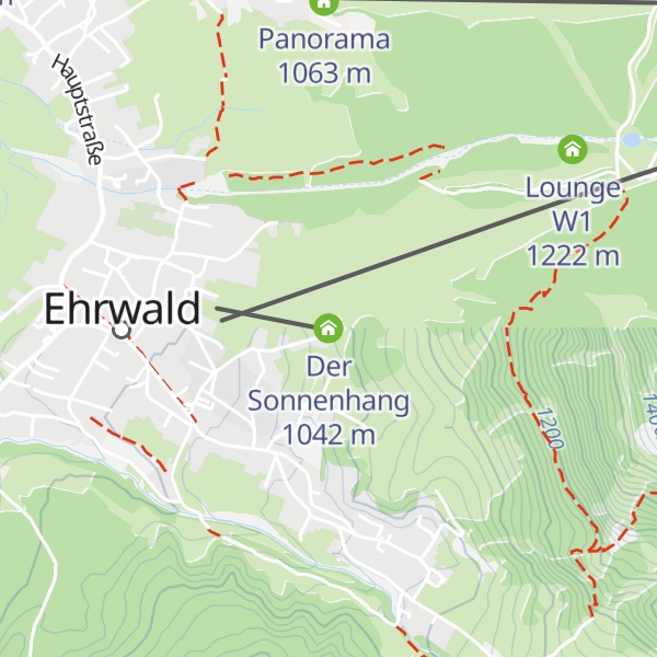 Map of Der Sonnenhang