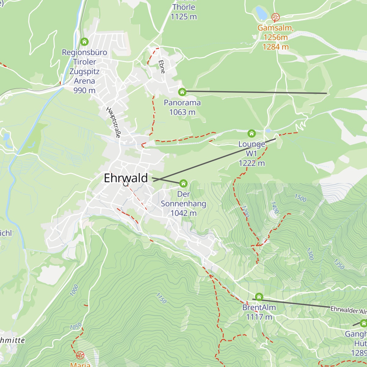 Der Sonnenhang map